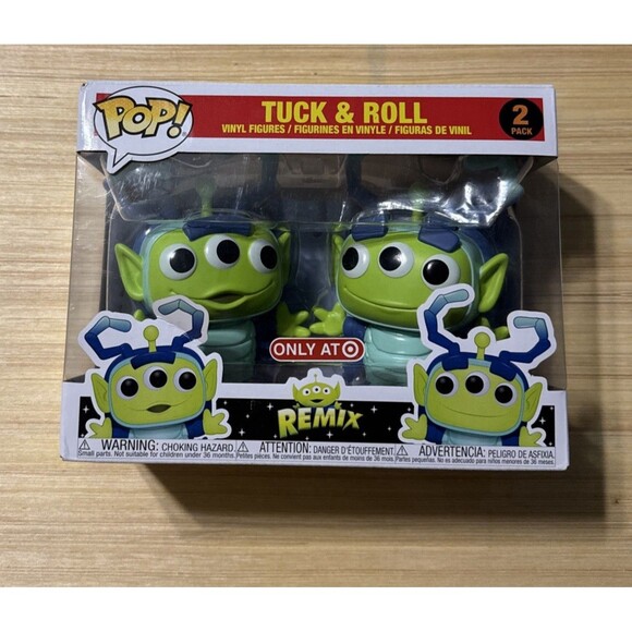 Funko Pop Remix: Tuck & Roll 2 Pack Target Exclusive New In Box Retro Toys - Picture 1 of 7